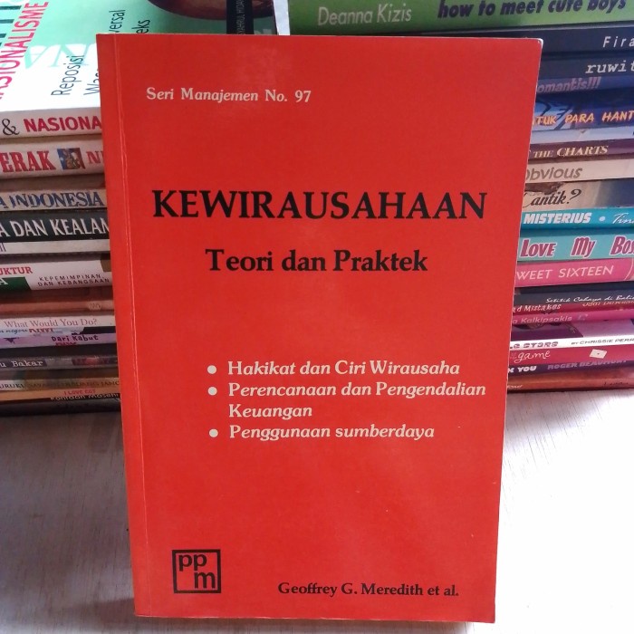 Jual Ori Buku KEWIRAUSAHAAN - Teori Dan Praktek - Geoffrey G. Meredith ...