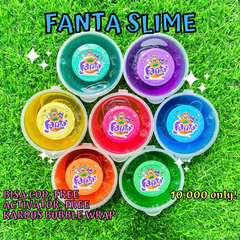 FANTA SLIME 100 ML BY SLIME_BINTARO FREE ACTIVATOR || SLIME MURAH || SLIME LUCU || SLIME BAGUS || SLIME BERKUALITAS ||