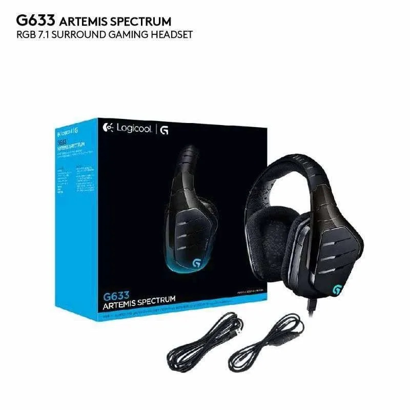 Logitech G633S 7.1 Headset Gaming Wired RGB LIGHTSYNC