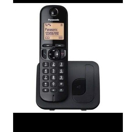 angelswatch telepon wireless panasonic KX-TGC210 Hitam