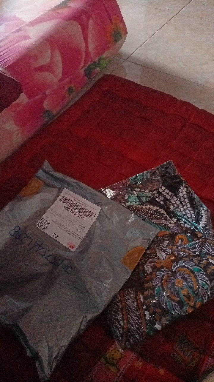 Kemeja Batik Pria Lengan Panjang Modern Size M L Xl Bz0003
