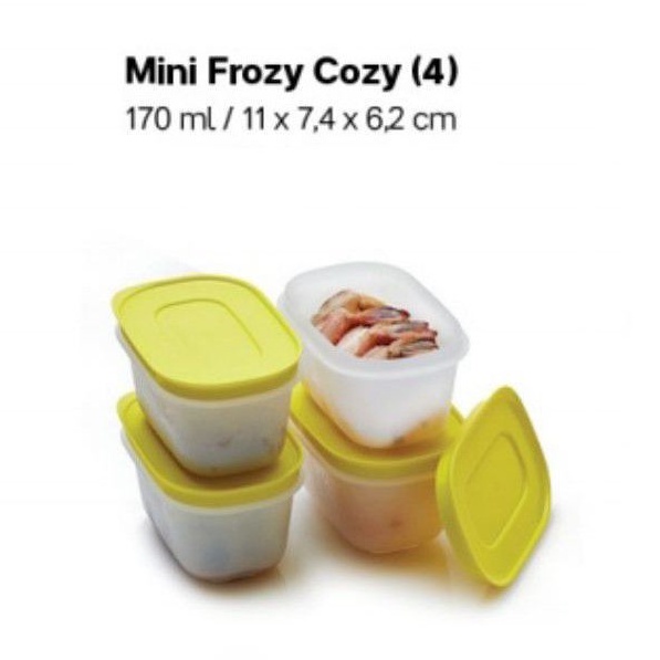 

Tuperware Mini Frozy Cozy Set 4pcs kotak