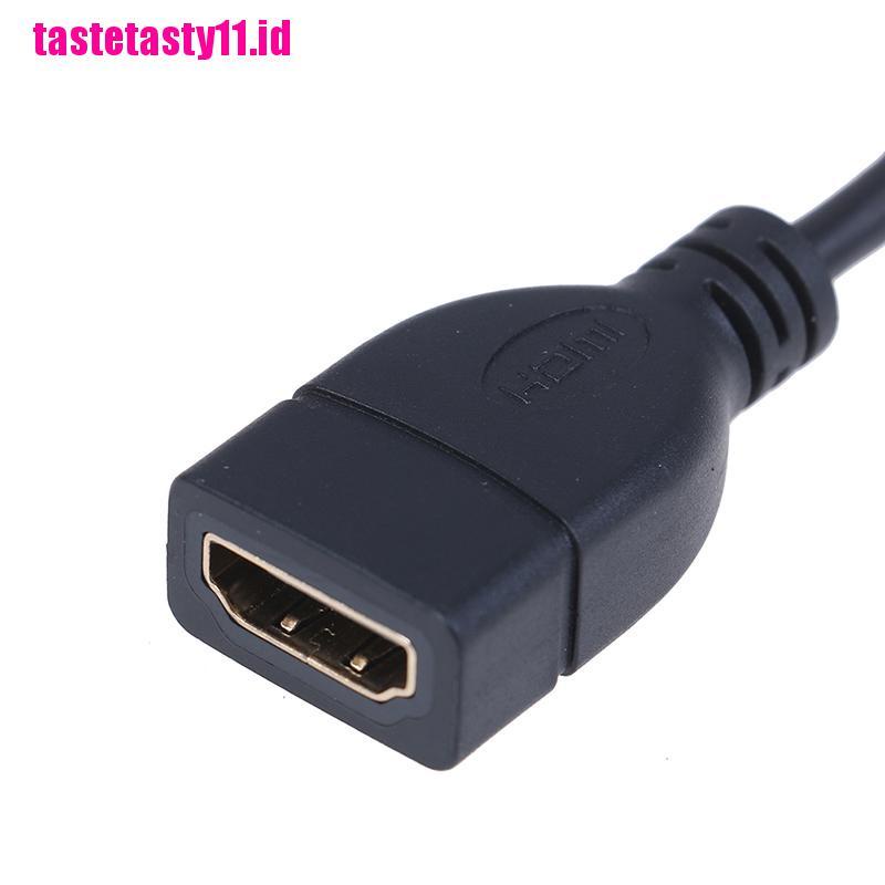 Kabel adapter Konektor Micro hdmi male Ke hdmi female Untuk hdtv