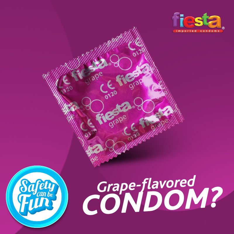 Kondom Fiesta Grape Anggur isi 3