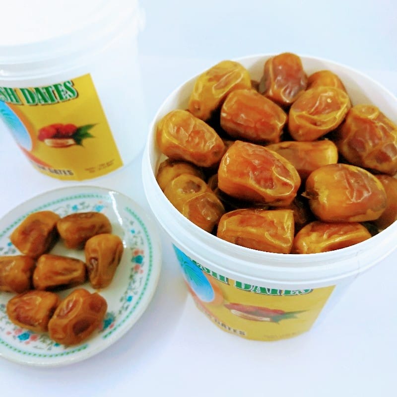 Kurma Sukari Fresh Dates 700 Gram Kemasan Ember