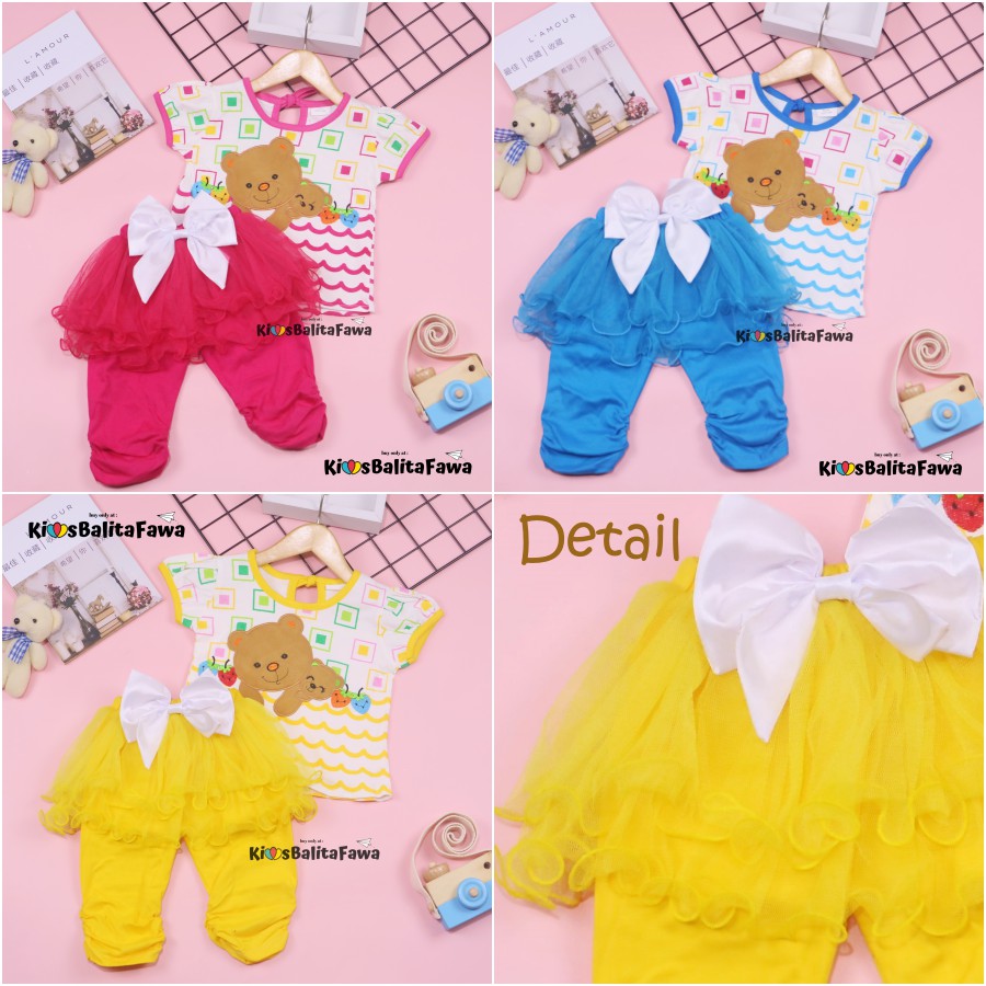 (SNI) Setelan Nikita uk 1-2 Tahun / EXPORT Quality Baju Anak Perempuan Lengan Pendek Celana Panjang Polos Babycinnamon