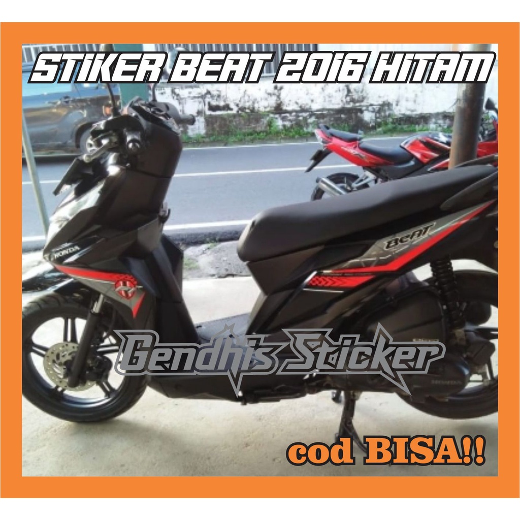 striping beat hitam merah 2016/Skotlet beat 2016