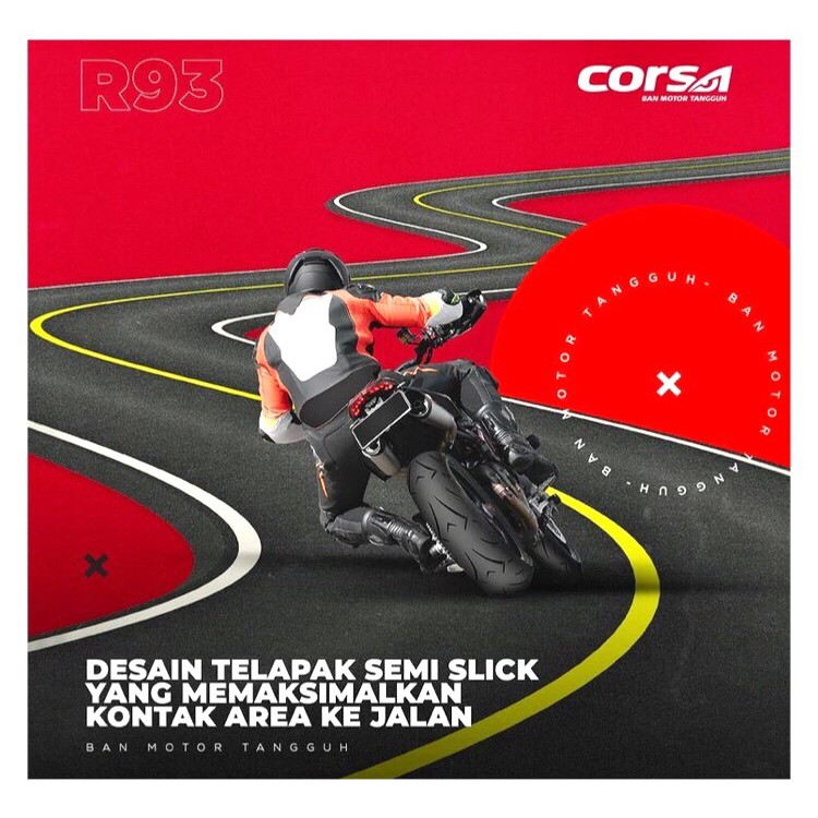 Ban Corsa R93 Platinum 160/60-17 ( Belakang )