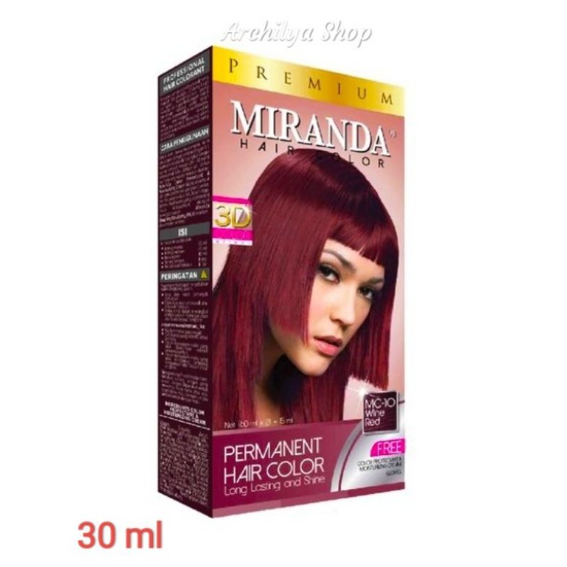 Miranda Hair Color MC-10 Wine Red 30 ml