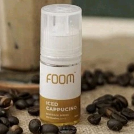 30ml iced cappuccino fom kopi coffee ice salt foom