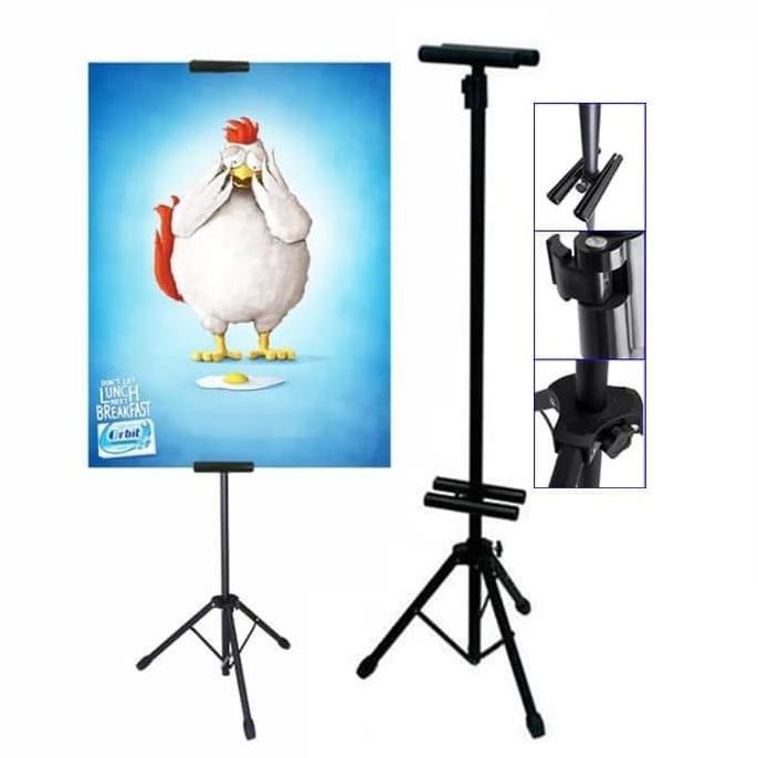 Populer] Tripod Disply/Stand Banner Tripod/Tripod Disply Berdiri Kwalitas 1
