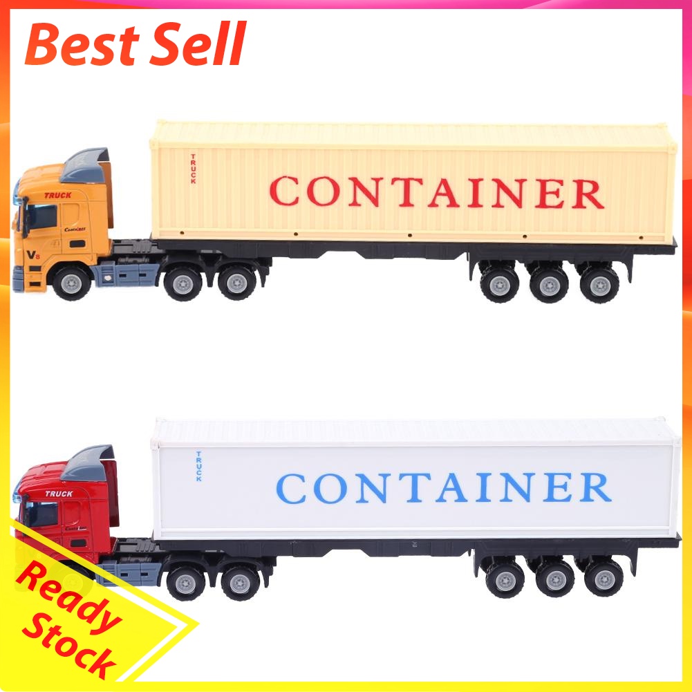 1:43 Alloy Construction Vehicle Model Simulation Container Truck Model Toy