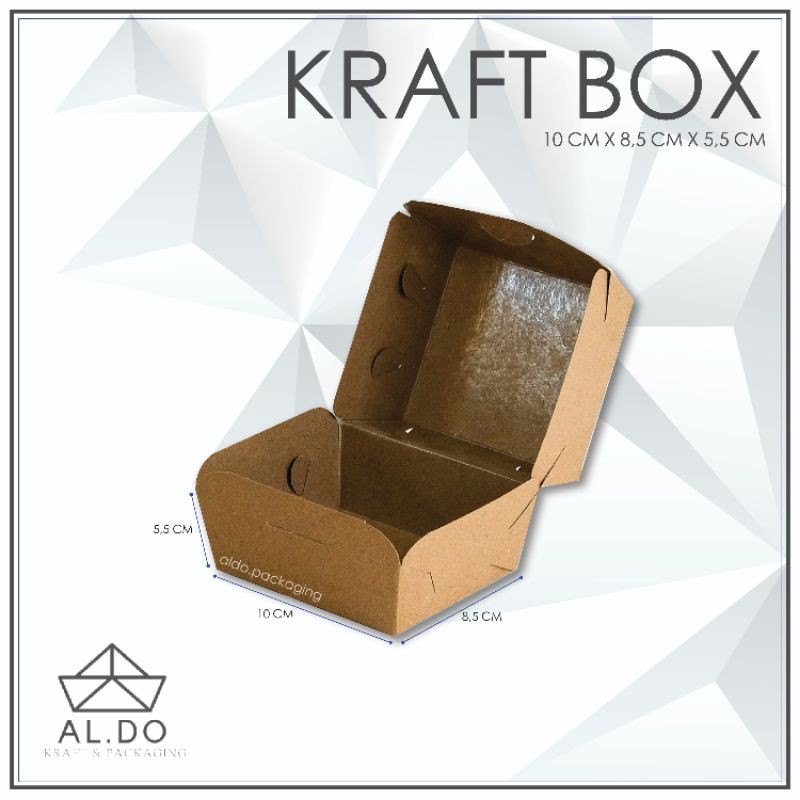 

KARTON KRAFT UKURAN 10 X 8,5 X 6 (PE)