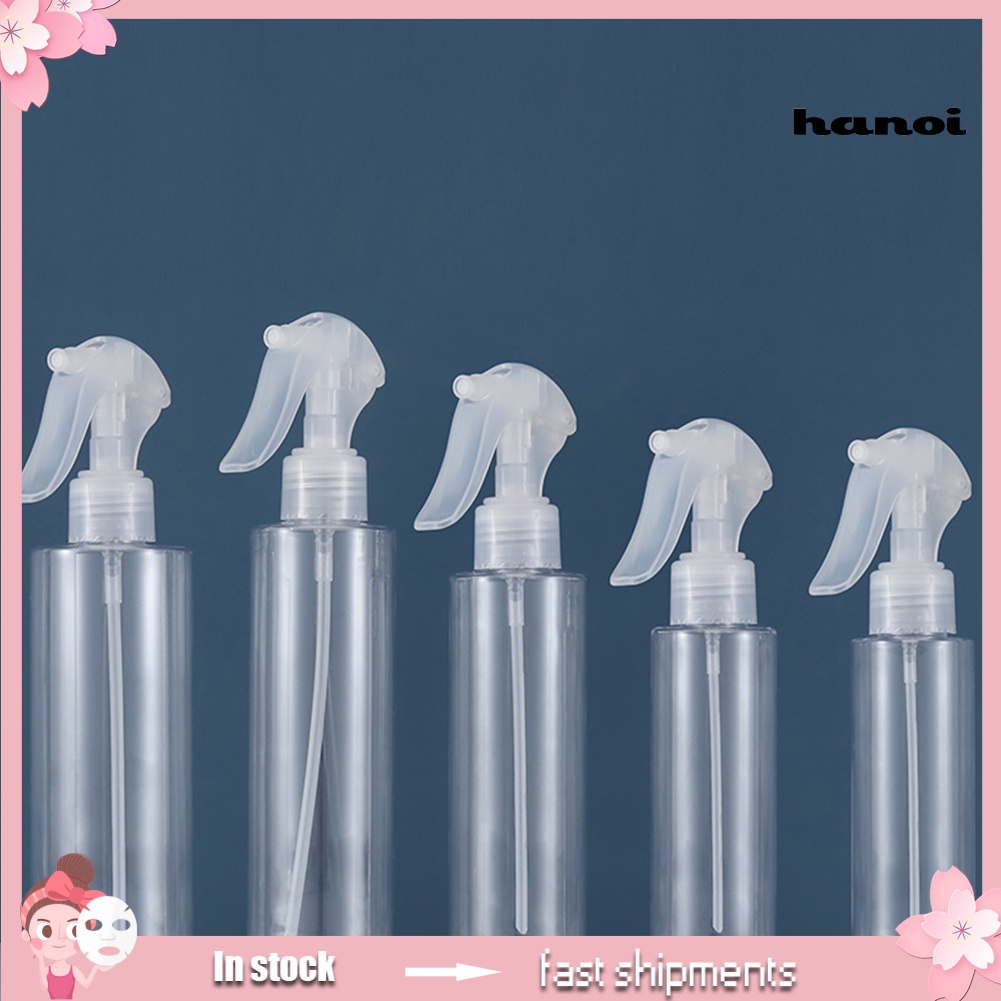 HQTM_100ml/120ml/150ml/200ml/250ml Empty Transparent Watering Trigger Plastic Spray Bottle