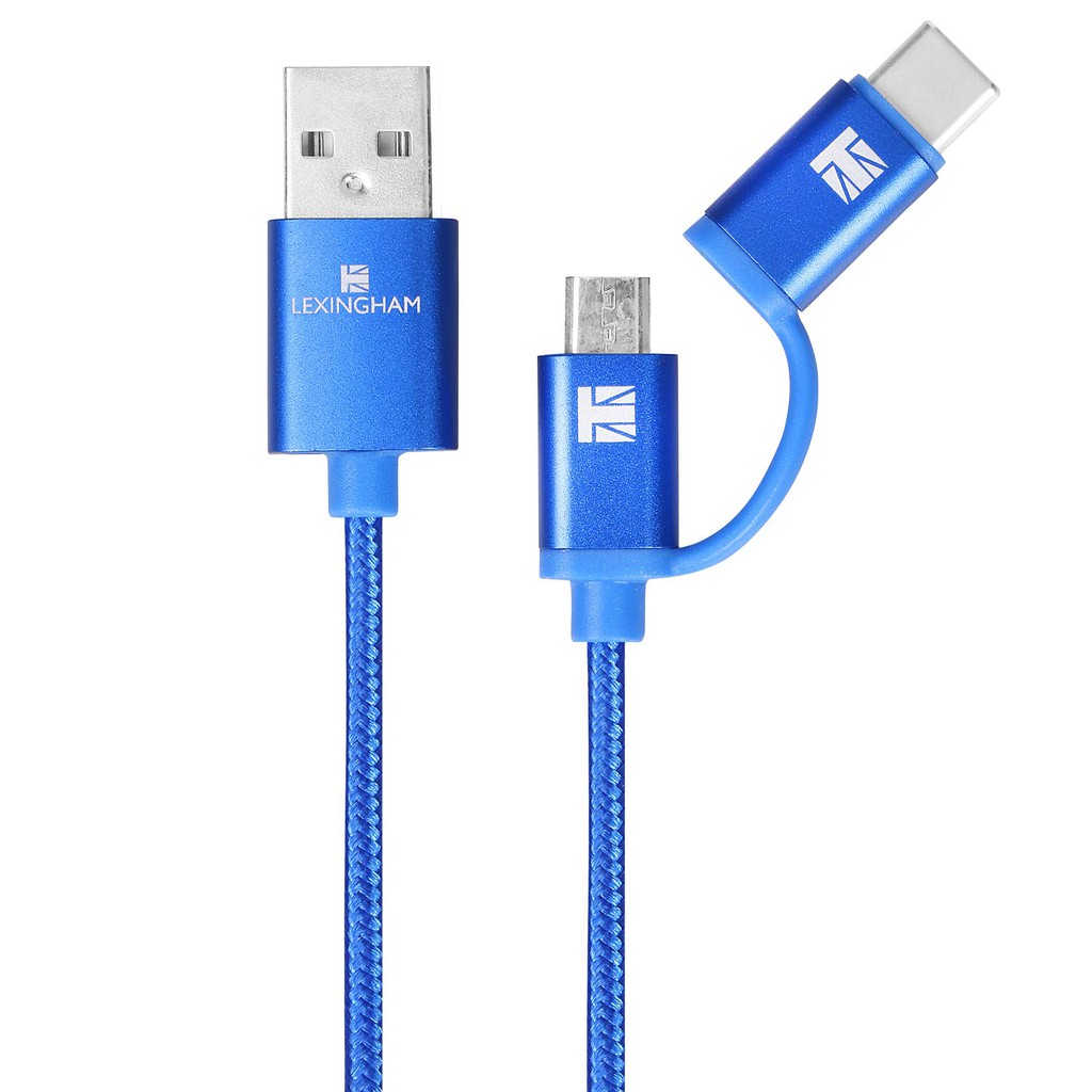 Lexingham 2-in-1 Cable  | Micro USB + Type C | Samsung L5790