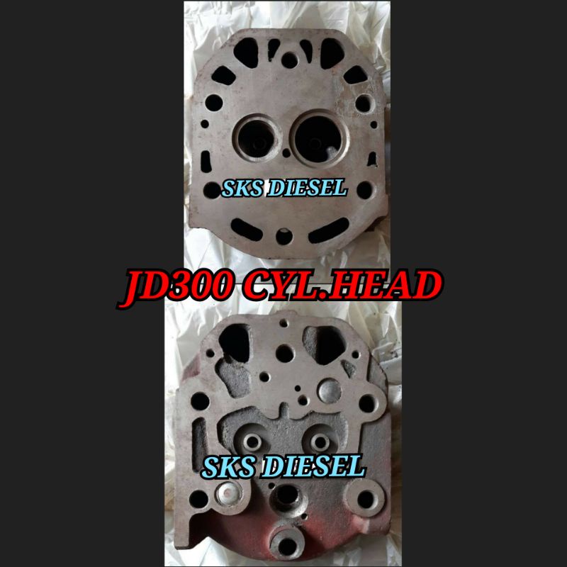 JD300 JD-300 JD 300 Cylinder Head Only Deksel Kop Mesin Diesel Jiangdong