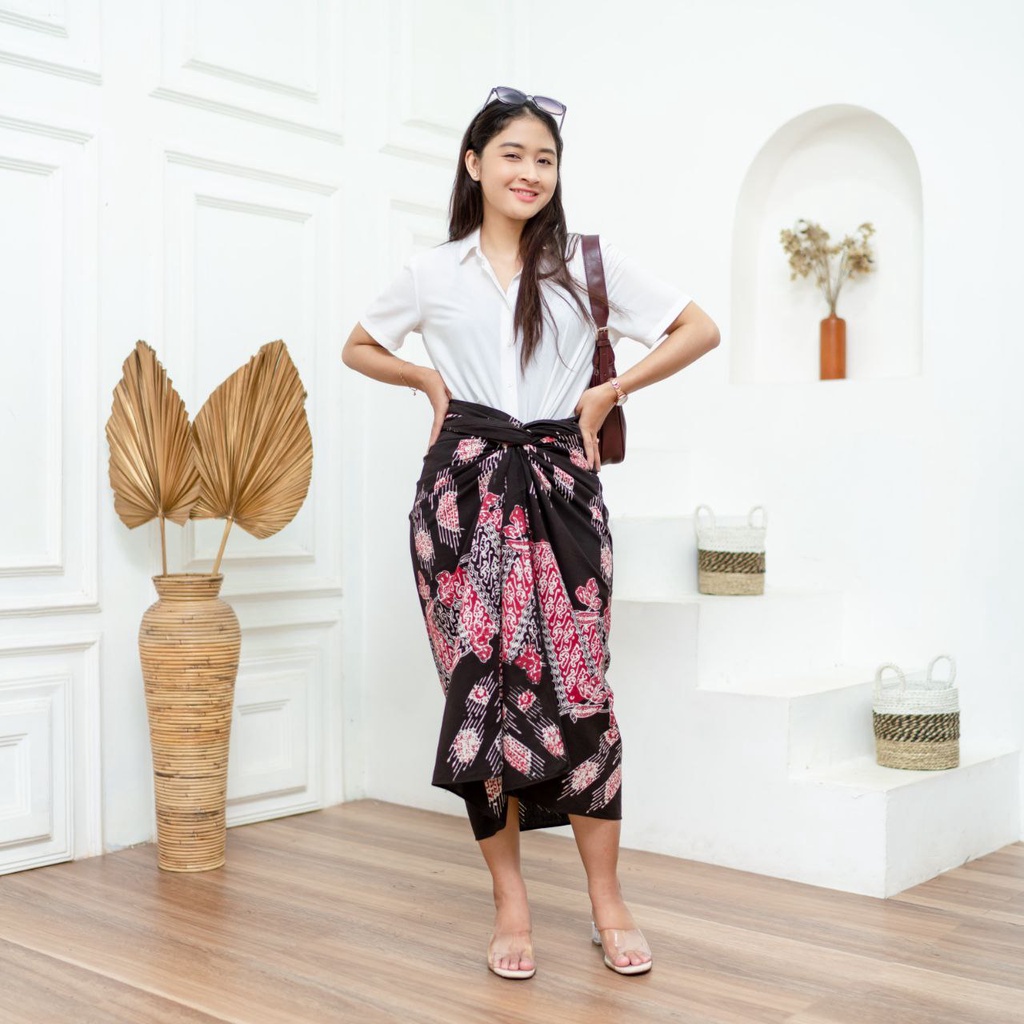 rok lilit batik / rok lilit batik kain lilit murah / lilit batik modern / 2 motif