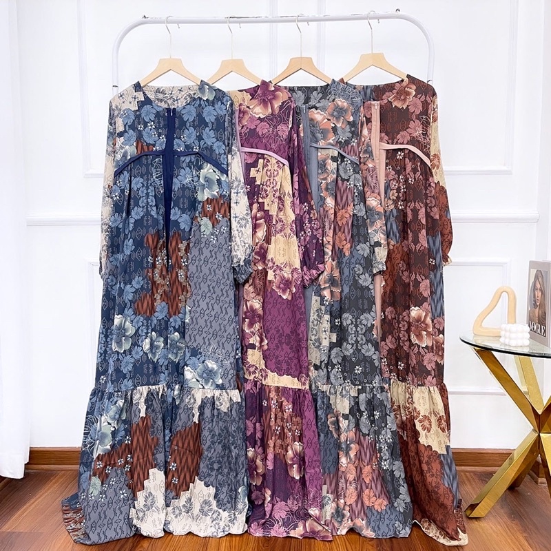 MIWA SIGNATURE PATTERN DRESS