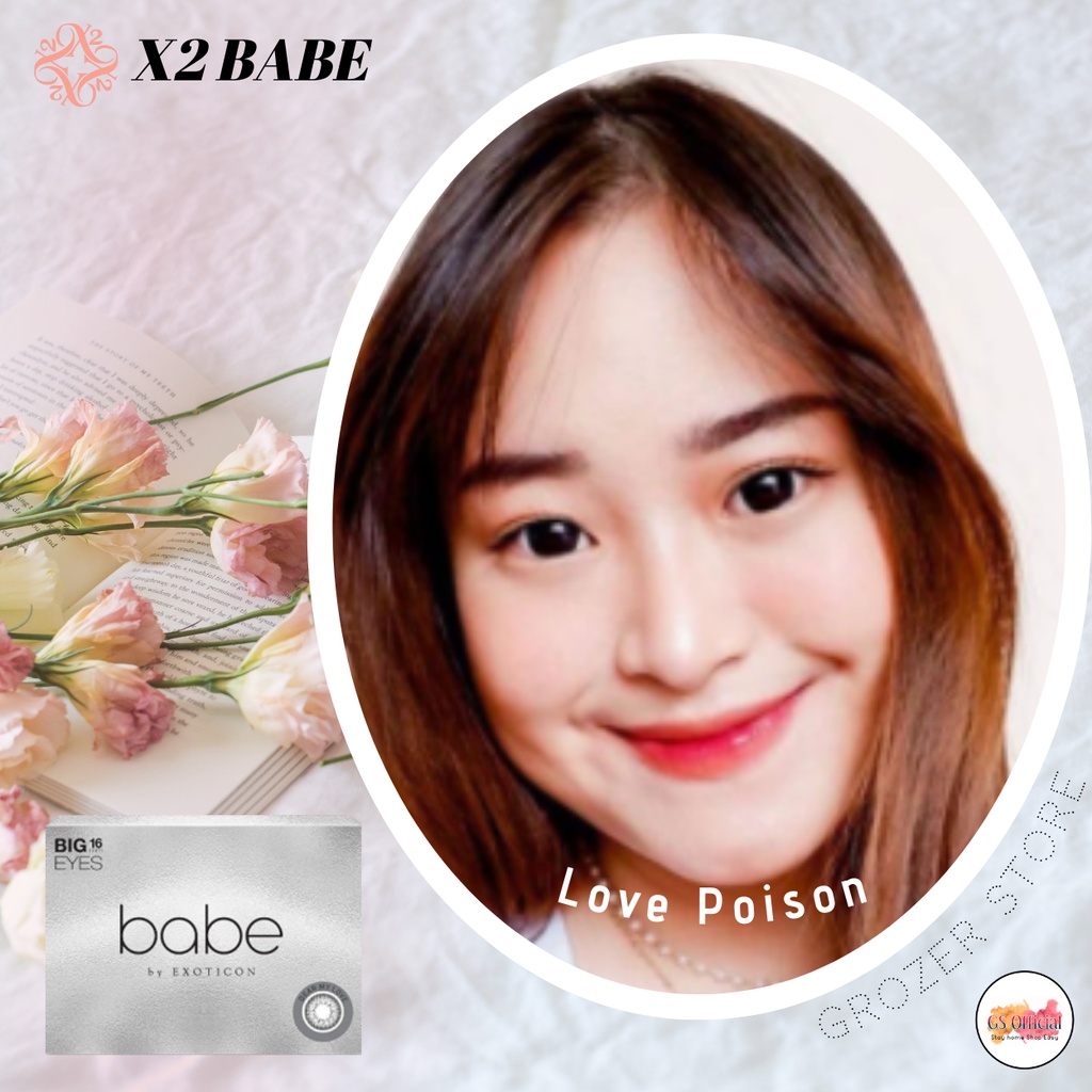 SOFTLENS X2 BABE BIG EYES MINUS 3.25 sd 6.00