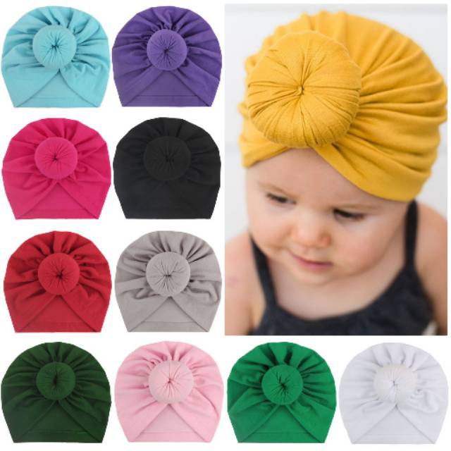 CHUBBI 4 Turban Topi Anak Bayi Donut