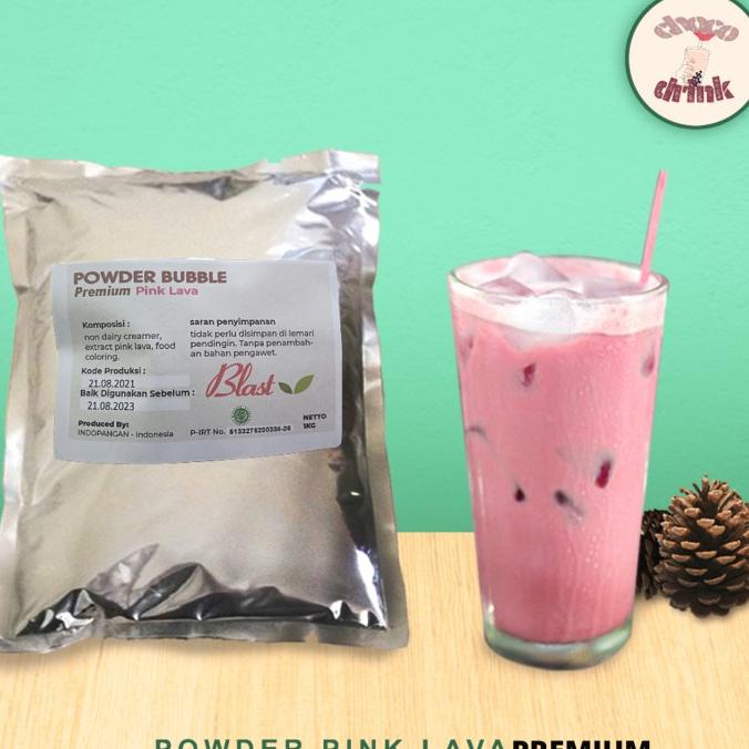 

[COD] Powder Bubuk Minuman Pink Lava Premium 1 kg [COD]