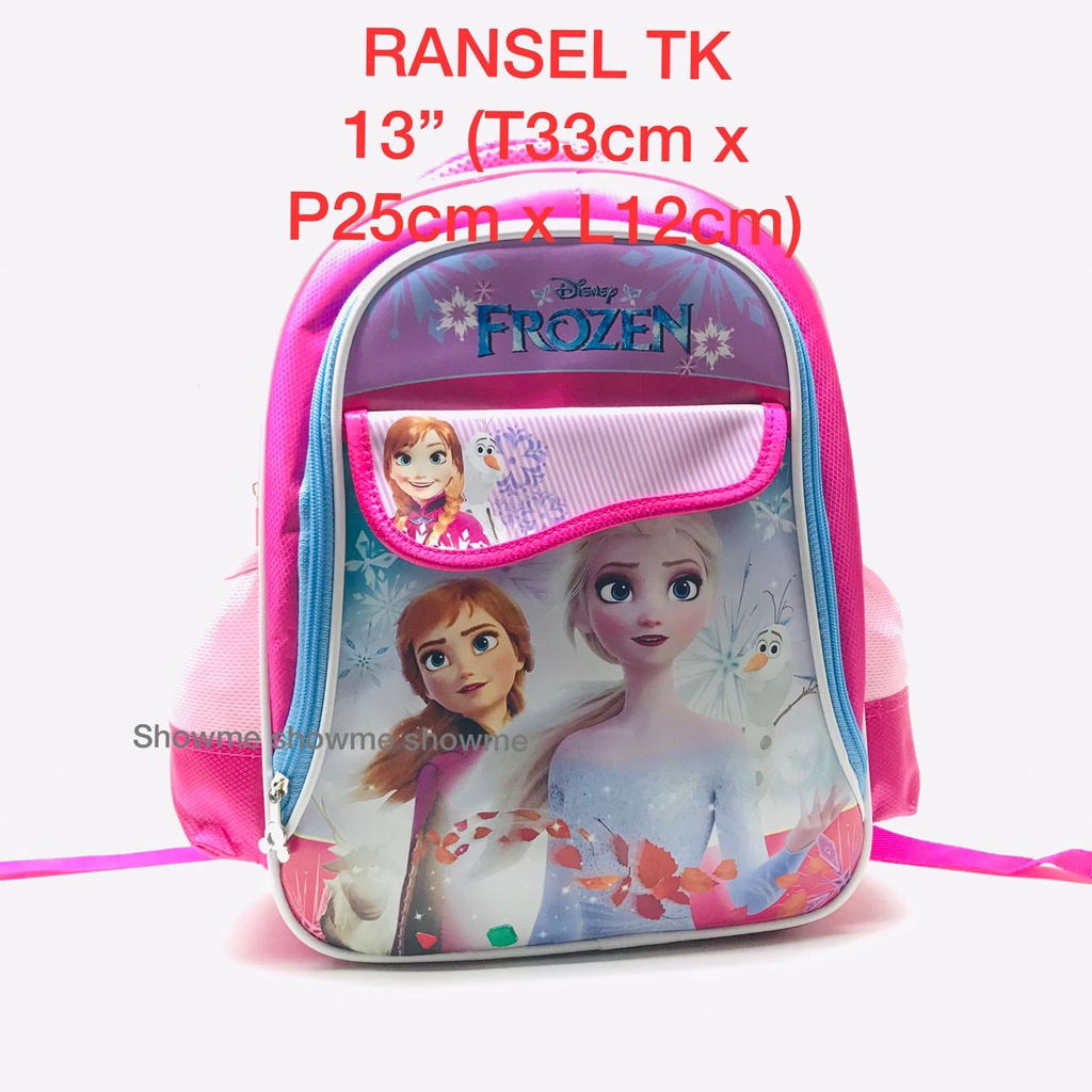 Showme Tas Ransel Anak Sekolah TK - 13' -  tinggi 33cm - FROZEN