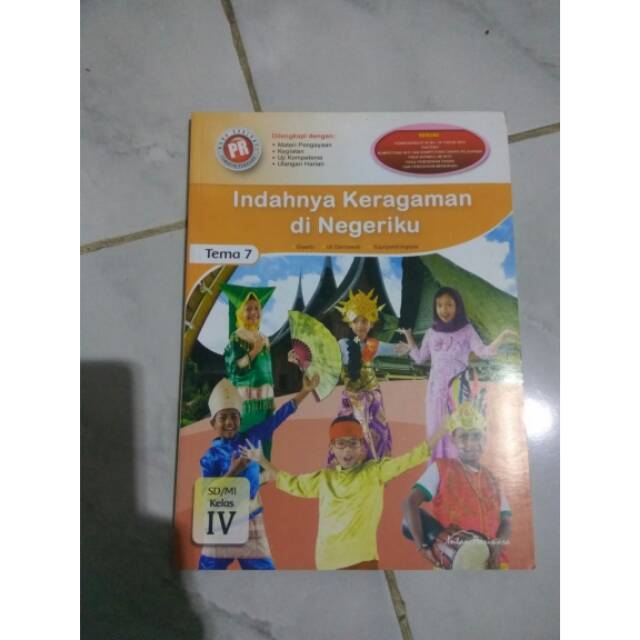 PR Tematik SD Kelas 4 Tema 7 Indahnya Keragaman di Negeriku