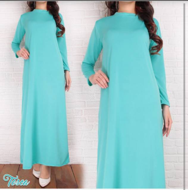 Mangset Dalaman Kaftan Dress Gamis Maxi Dress Wanita