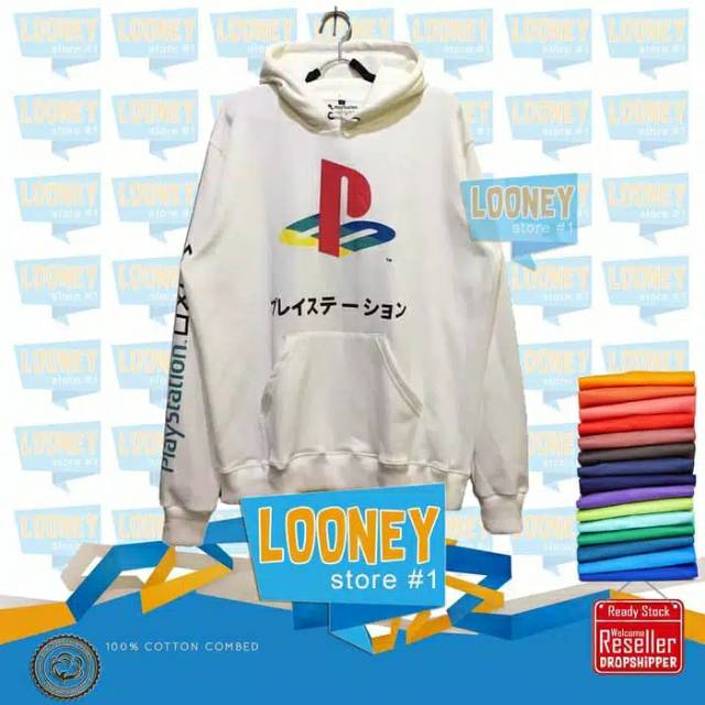 HOODIE SONY PLAYSTATION JEPANG - HOODIE SWEATER PS JEPANG