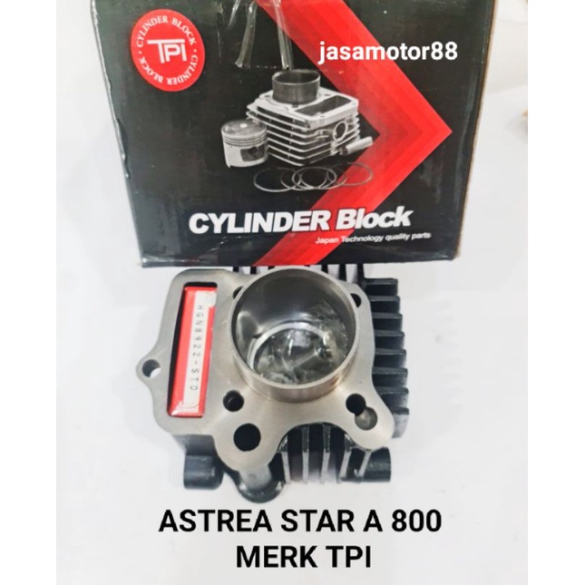 BLOK SEHER KOMPLIT PISTON RING ASTREA STAR A800 A 800 MERK TPI