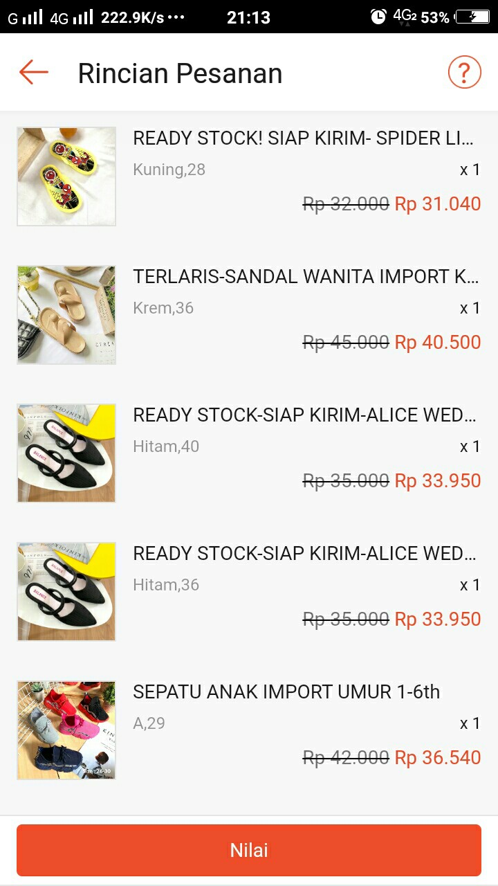 Ready Stock! Siap Kirim- Spider Light