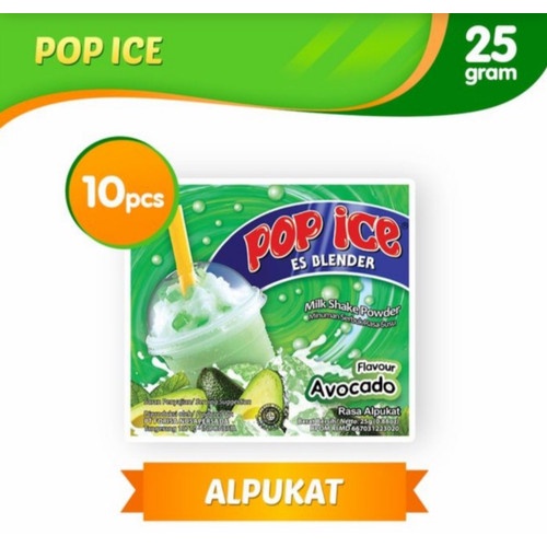 

POP ICE ALPUKAT 10pc / POP ICE AVOCADO / POP ICE ALPUKAT / POP ICE