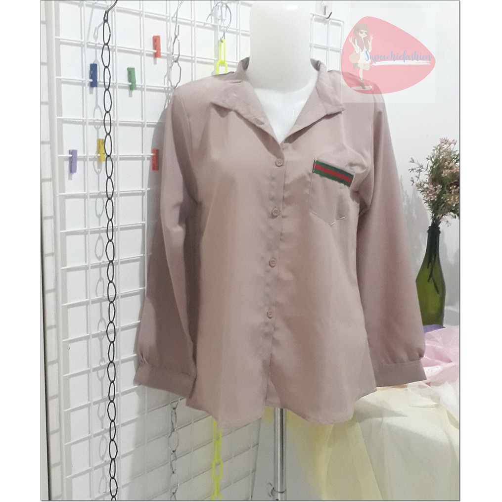 Kemeja wanita bagus blouse kerja wanita baju casual wanita kemeja cewek kemeja modis kemeja keren
