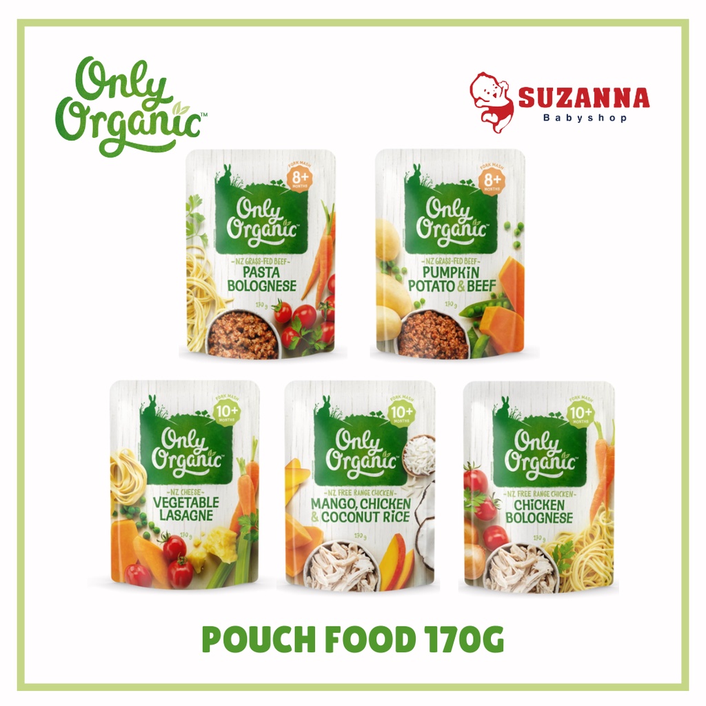 

Only Organic Pouch Food 170gr