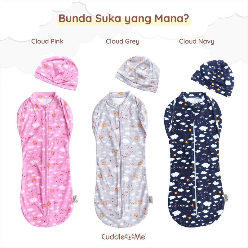 Hybrid Swadlepod / Bedong bayi Instant Cuddle Me