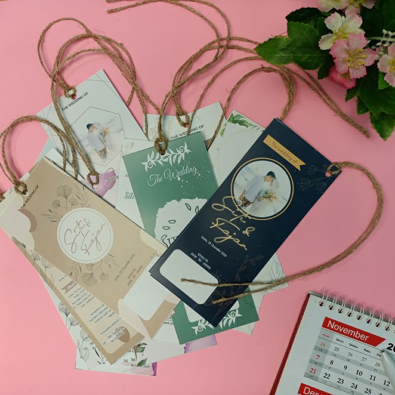 Undangan Rustic Tali Rami