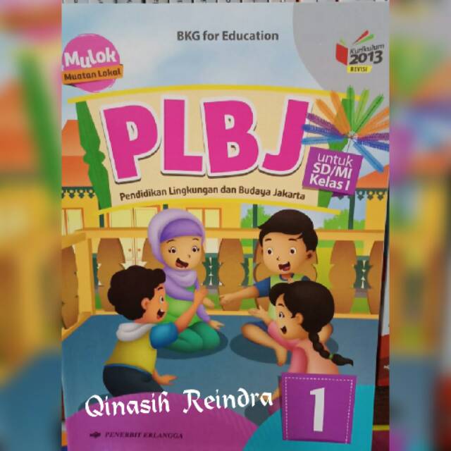 Buku Mulok Plbj Sd Kelas 1 K13 Revisi Original