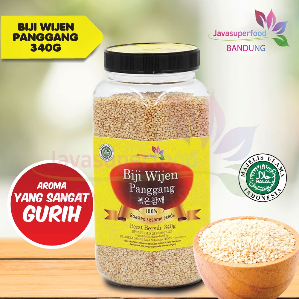 BIJI WIJEN PANGGANG / SESAME SEEDS ROASTED 340g