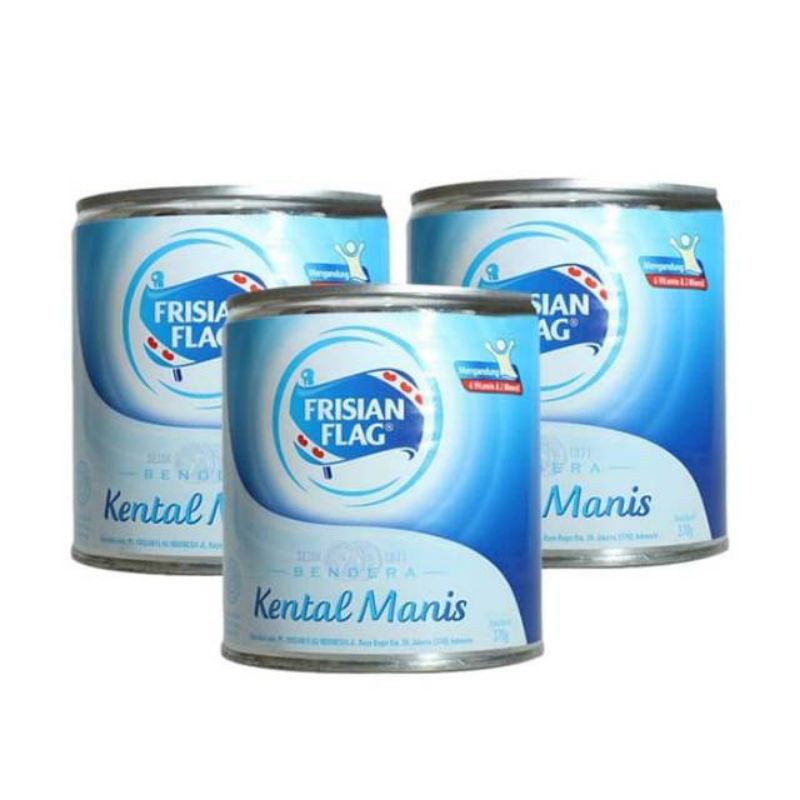 

Susu kental manis Bendera frisian flag 370gr