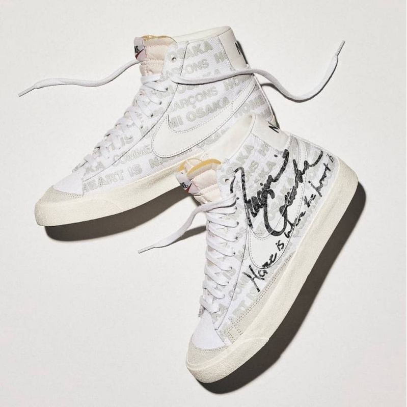 SEPATU PRIA CDG x NAOMI OSAKA x Nike blazer 77 mid 40-45 bnib