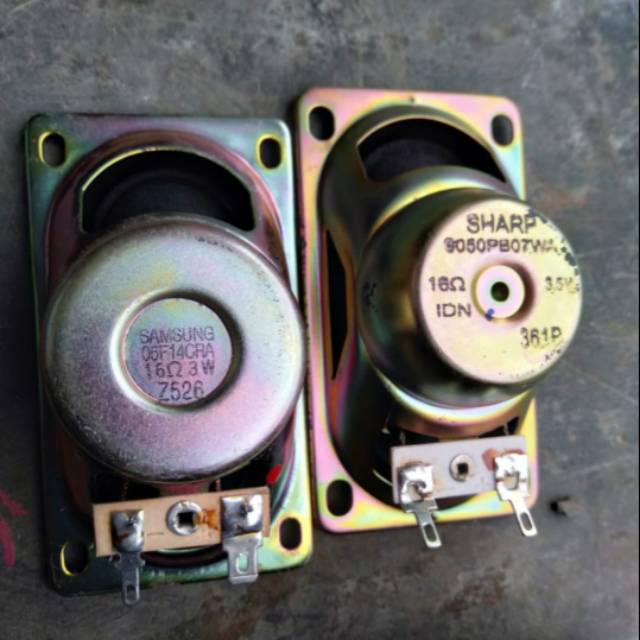Sharp 3 Round Replacement Speaker 16 OHM 