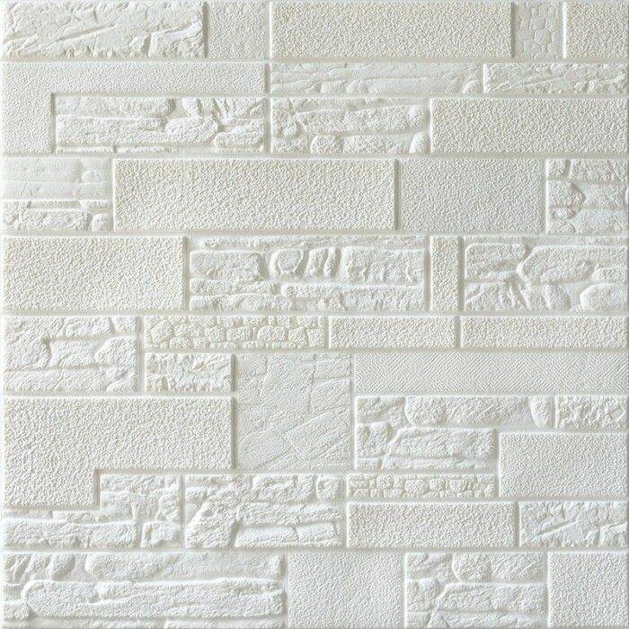 3D Wallpaper Dinding Foam Wallfoam Motif Batu Alam Kombinasi Waterproof Brickfoam Sticker-2