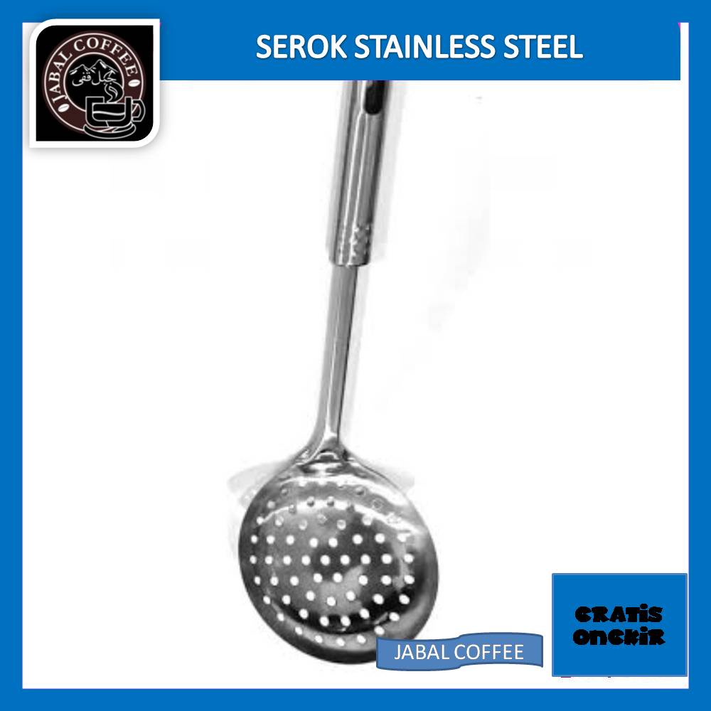 Serok Stainless Steel / Serok Saringan Masakan Gorengan 010