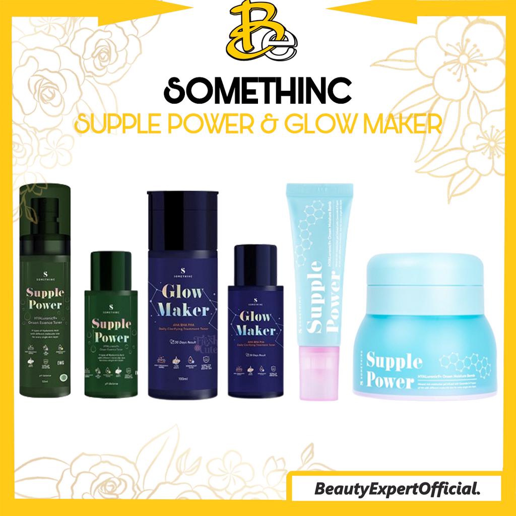 ⭐️ Beauty Expert ⭐️ SOMETHINC Supple Power &amp; Glow Maker Series - Somethinc Supplepower Cream Somethinc Glowmaker Toner