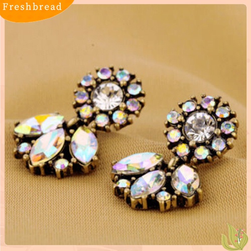 [Fresh] Anting Tusuk Bahan Resin Motif Bunga Bohemia untuk Wanita