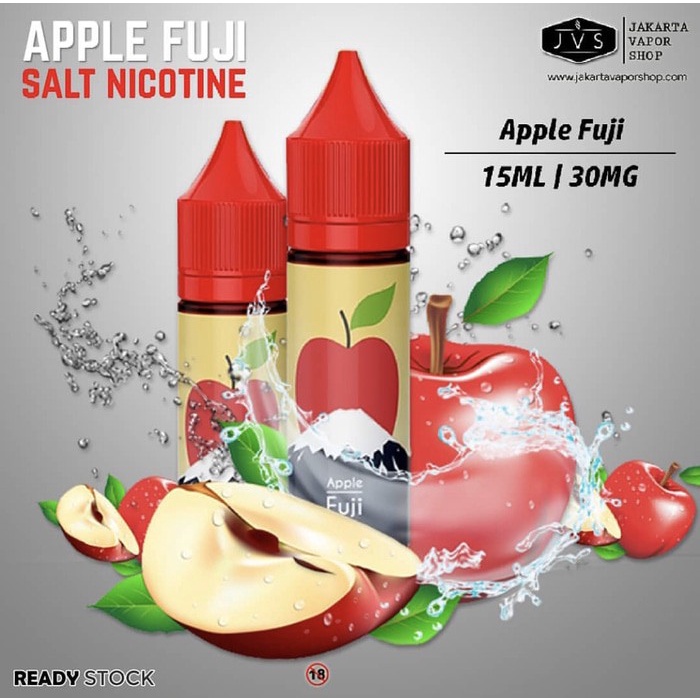 APPLE FUJI SALT NIC LIQUID 15ML 30MG APEL FUJI SALTNIC AUTHENTIC