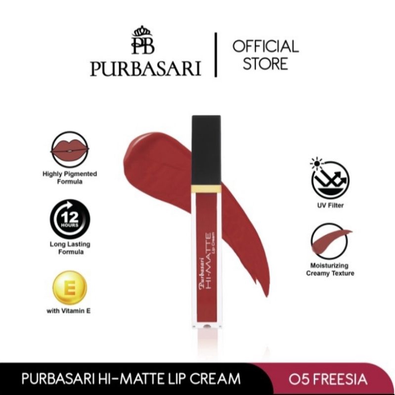 Purbasari Lipstick Color Matte, lip cream, lip tint ready