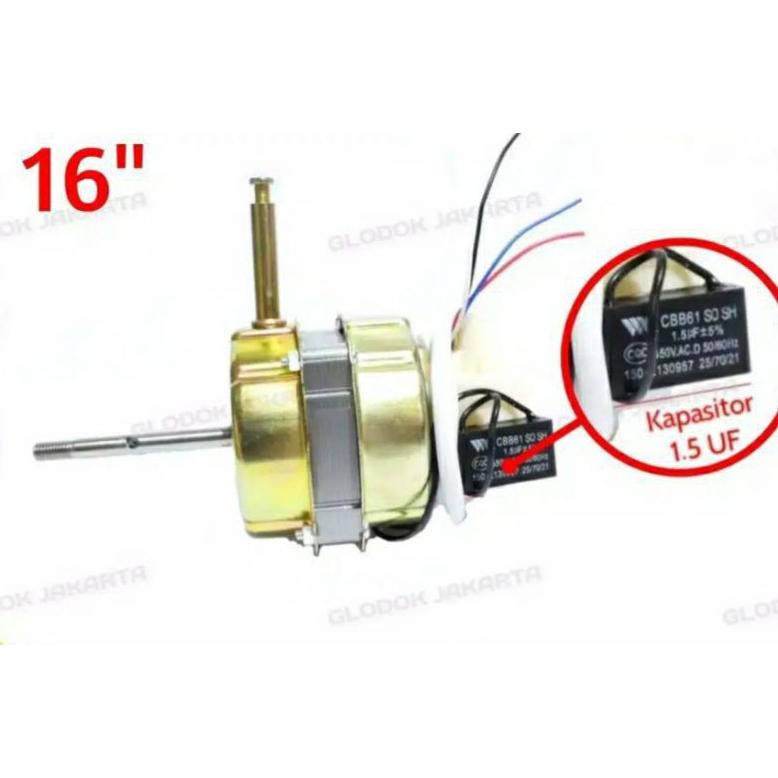 Motor Dinamo Kipas Angin 16 Inch Merk Cosmos, Sanken, Kdk, Dan Merk Lainnya