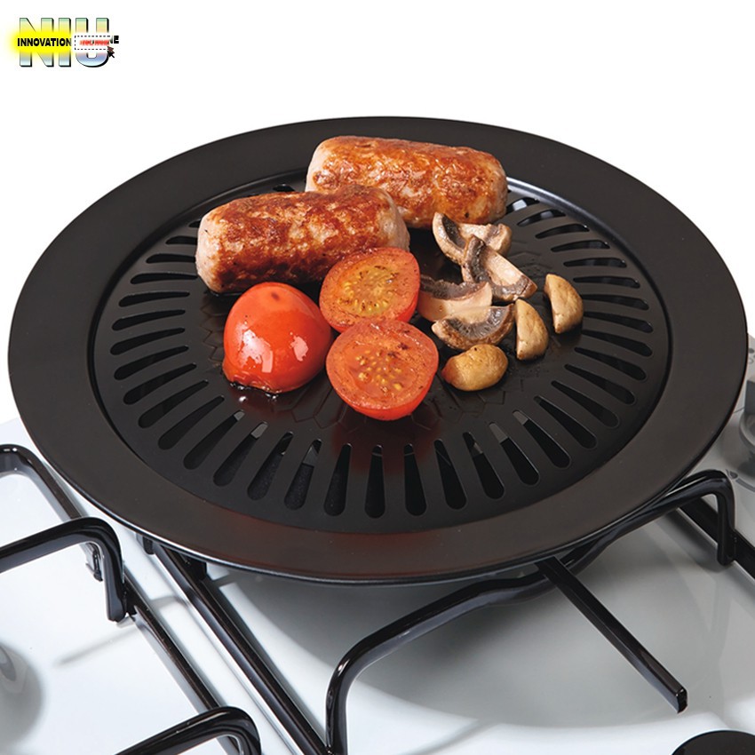 GRILL BARBEQUE BBQ ALAT PANGGANGAN SMOKELESS SERBAGUNA 32CM MURAH