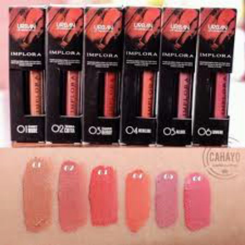 LIP CREAM IMPLORA MATTE NO.1-6